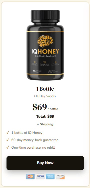 iq honey 1 bottle price